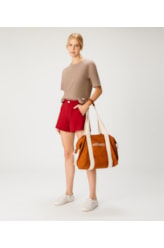Blusa Cotton Twill Manga Larga Tabaco
