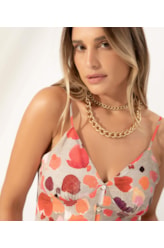 Blusa Cropped Belize Natural