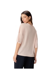 Blusa Decote v Rosê
