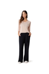 Blusa Decote v Rosê