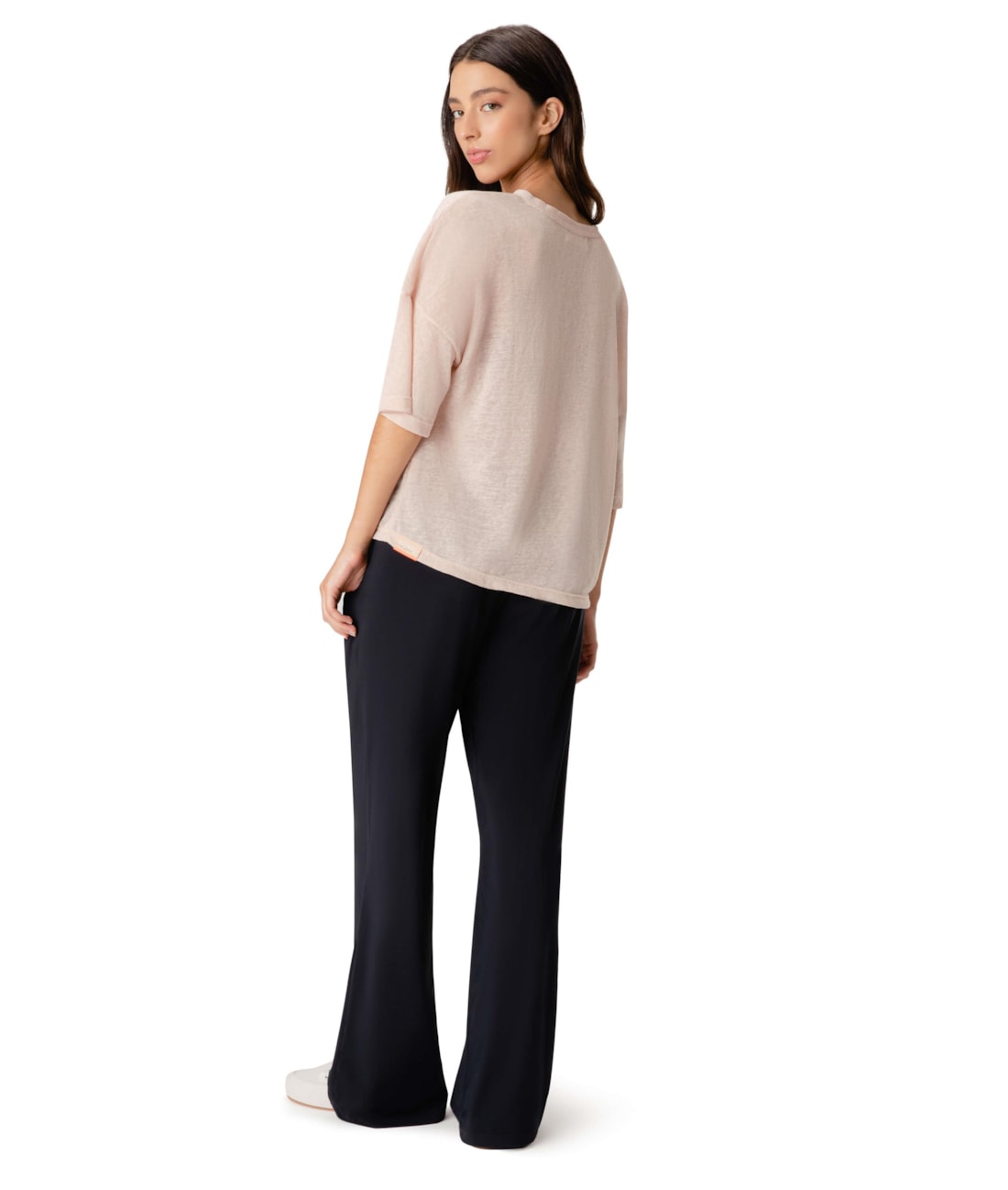 Blusa Decote v Rosê