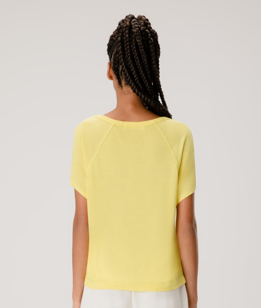 Blusa Gola Careca Neon Tricot Amarelo