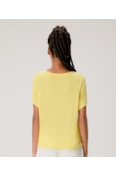 Blusa Gola Careca Neon Tricot Amarelo