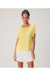 Blusa Gola Careca Neon Tricot Amarelo