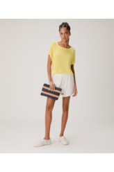 Blusa Gola Careca Neon Tricot Amarelo