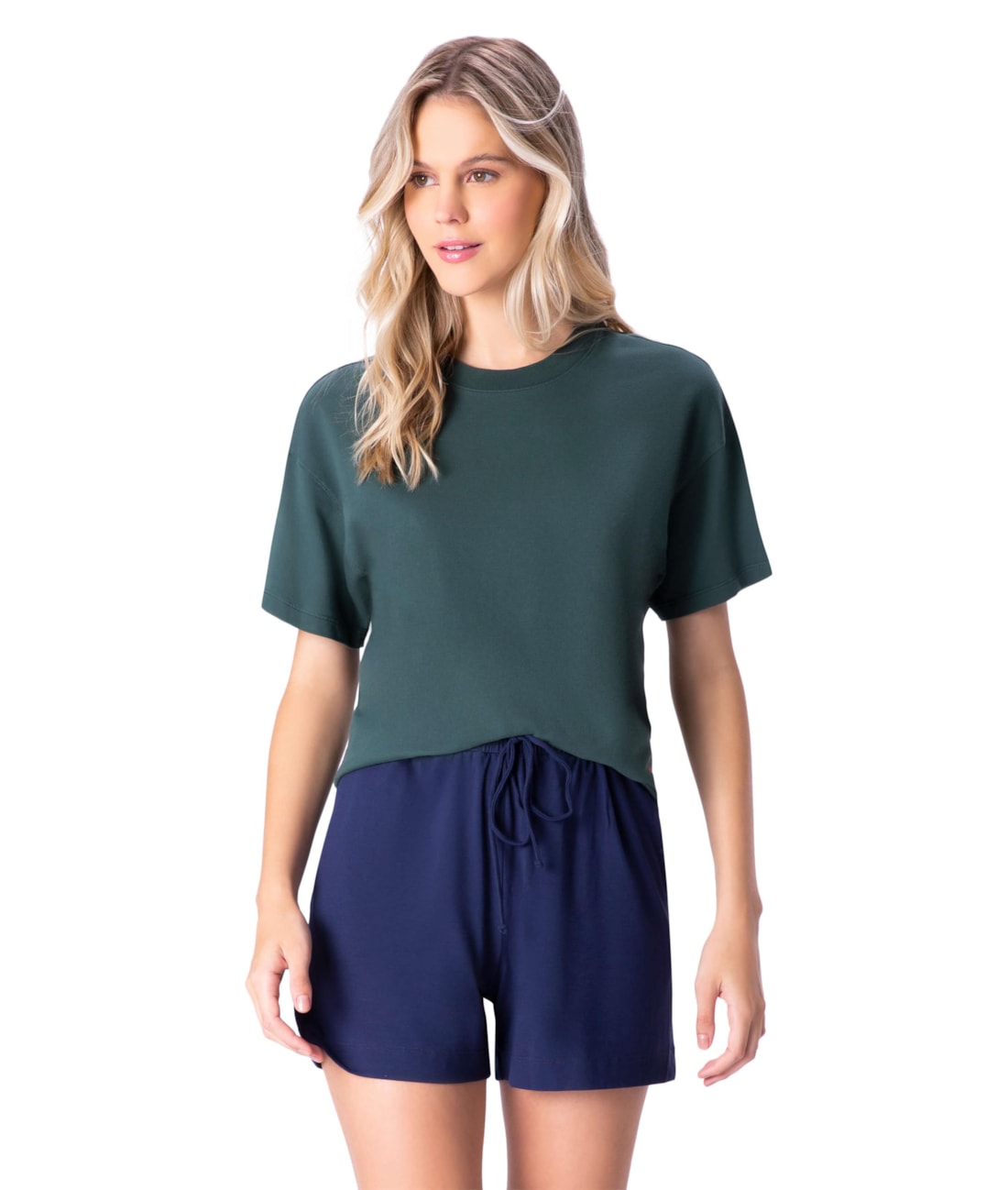 Blusa Holiday Fleece Verde Escuro