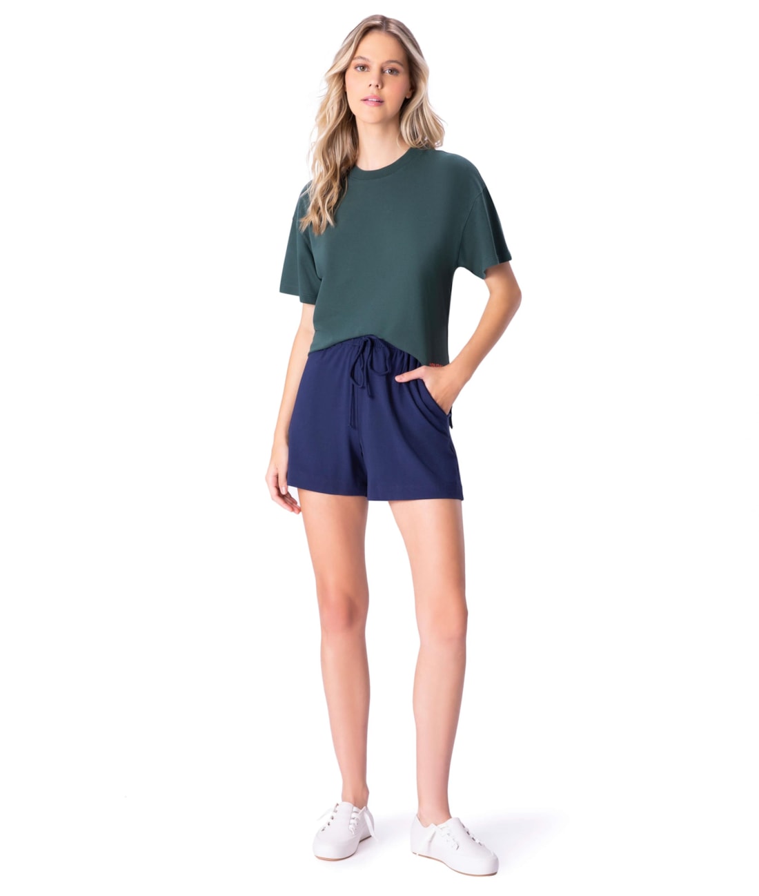 Blusa Holiday Fleece Verde Escuro