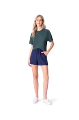 Blusa Holiday Fleece Verde Escuro