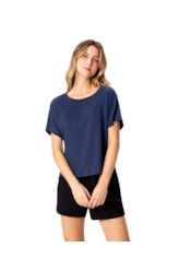 Blusa Holiday Linho Dark Navy