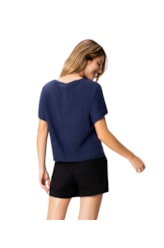 Blusa Holiday Linho Dark Navy
