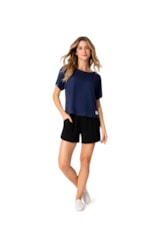 Blusa Holiday Linho Dark Navy