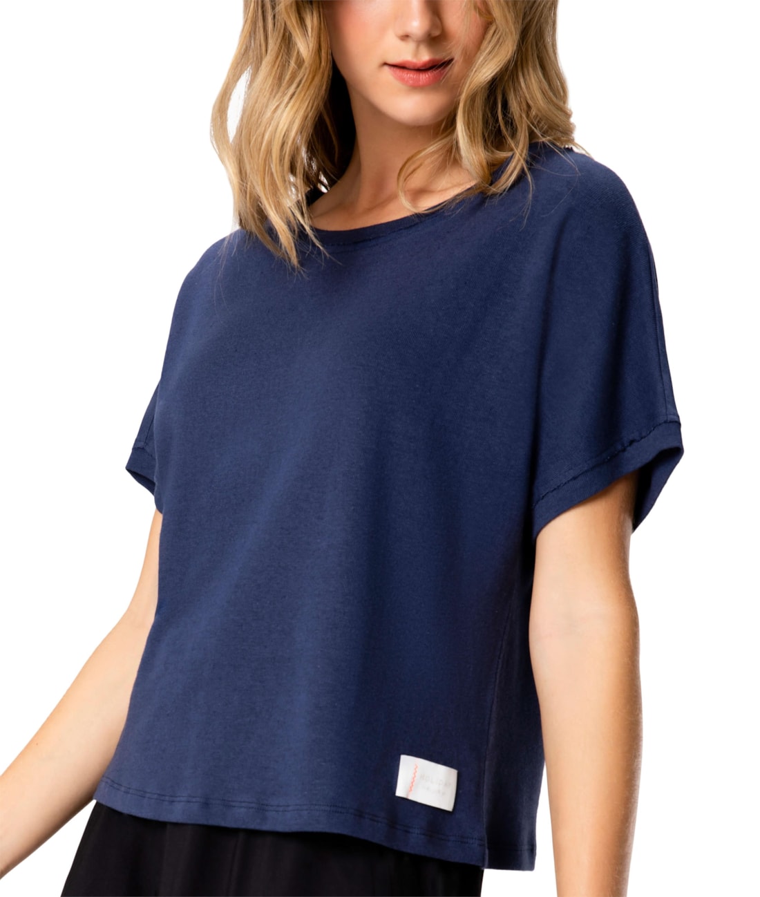 Blusa Holiday Linho Dark Navy