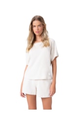 Blusa Holiday Linho Off White