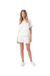 Blusa Holiday Linho Off White