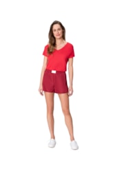 Blusa Holiday Mia Vermelho