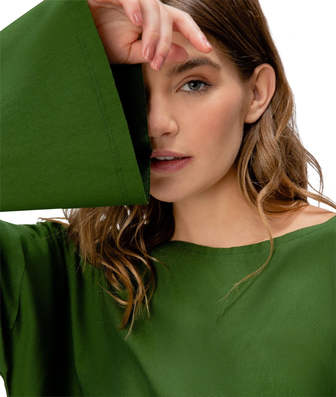 Blusa Holiday Moletinho Verde Escuro