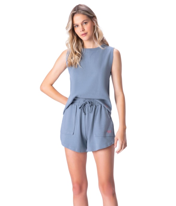 Blusa Holiday Regata Stone Azul Bic