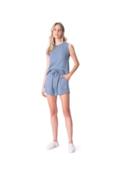 Blusa Holiday Regata Stone Azul Bic