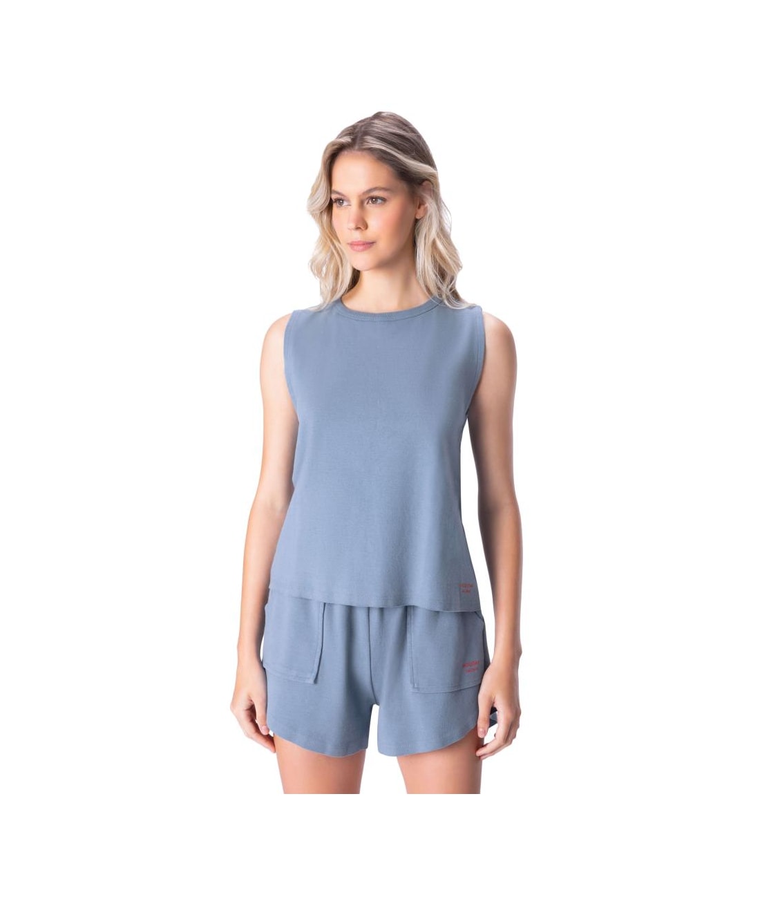 Blusa Holiday Regata Stone Azul Bic