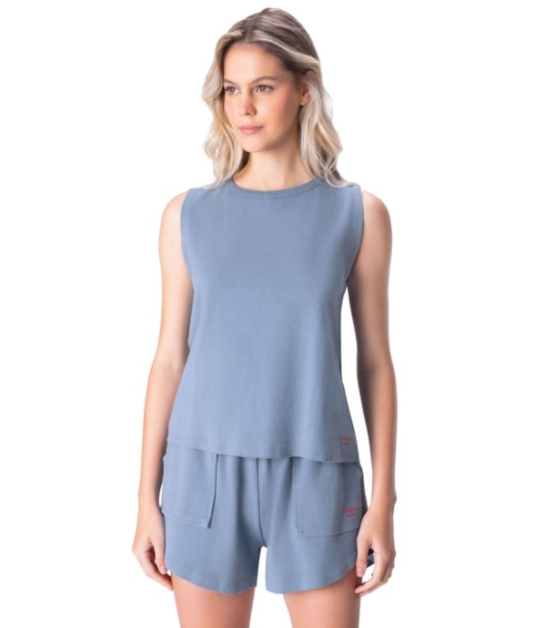 Blusa Holiday Regata Stone Azul Bic