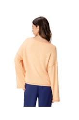 Blusa Holiday Visco Linho Laranja