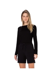 Blusa Holiday Visco Red Preto