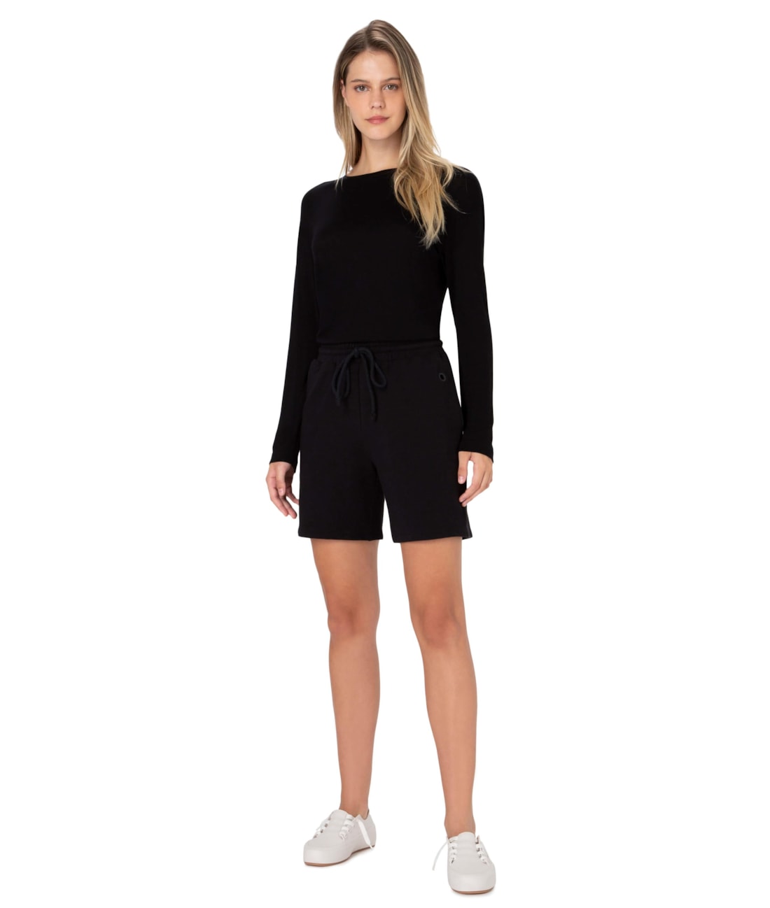 Blusa Holiday Visco Red Preto
