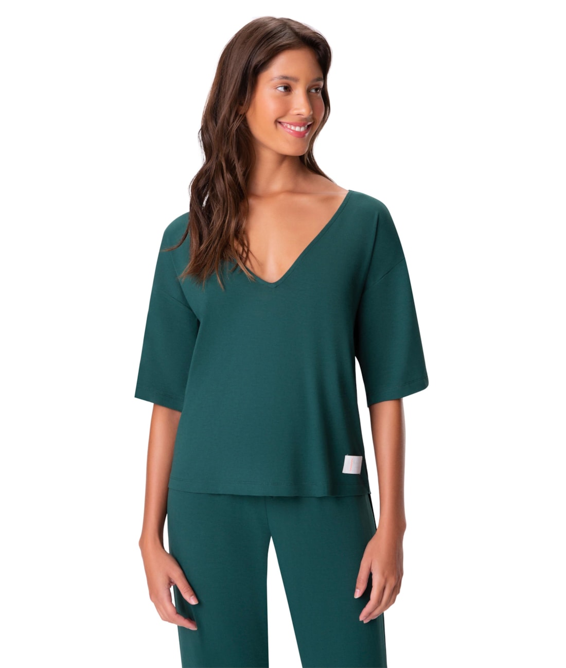 Blusa Holiday Viscosoft Verde Jade