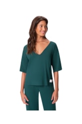 Blusa Holiday Viscosoft Verde Jade