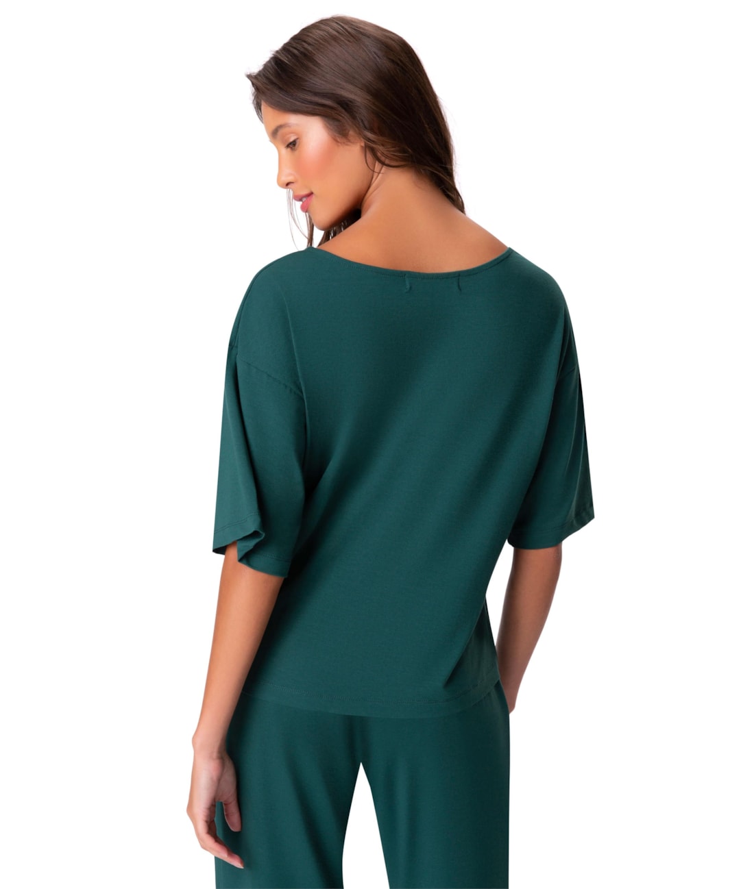Blusa Holiday Viscosoft Verde Jade