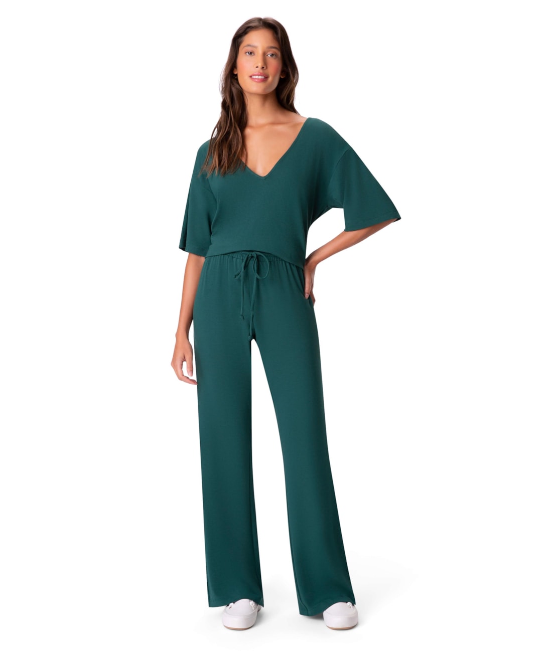 Blusa Holiday Viscosoft Verde Jade