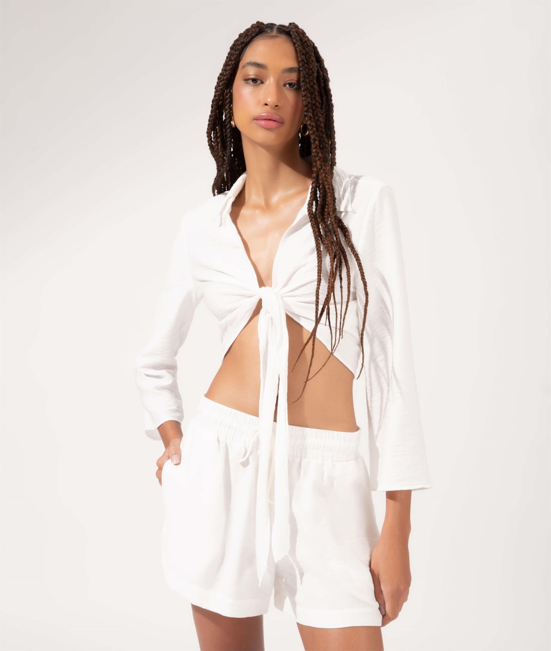 Blusa Laço Aruba Off White