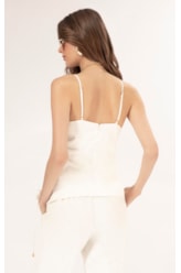 Blusa Linho Blend Off White