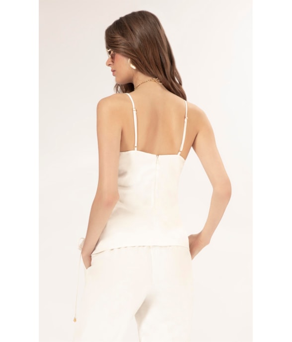 Blusa Linho Blend Off White