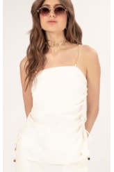 Blusa Linho Blend Off White