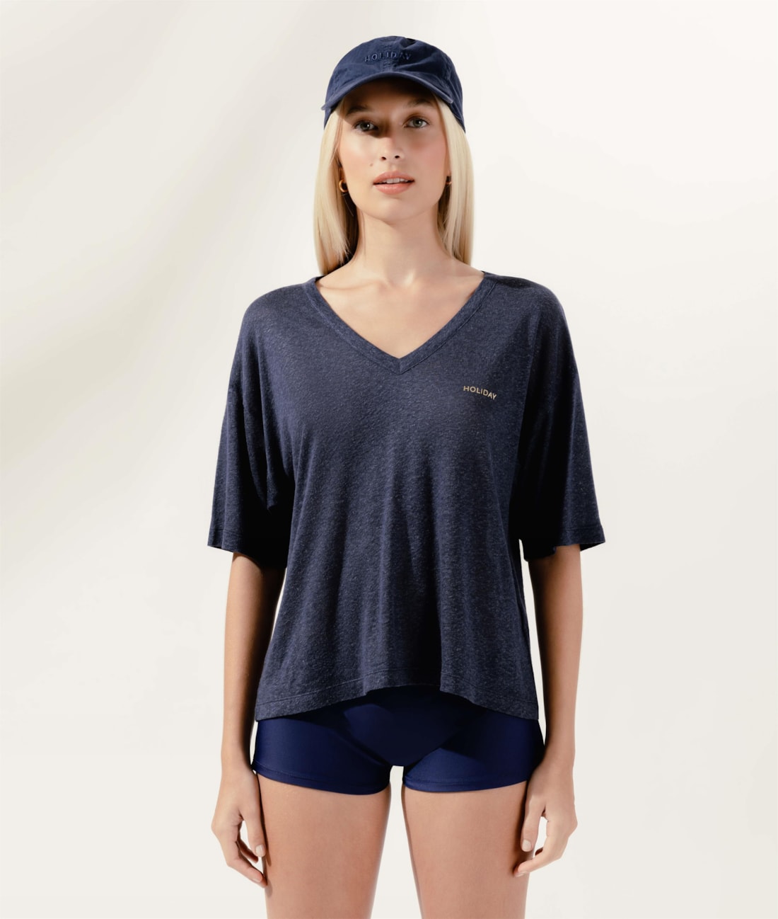 Blusa Linho Mistic Marinho