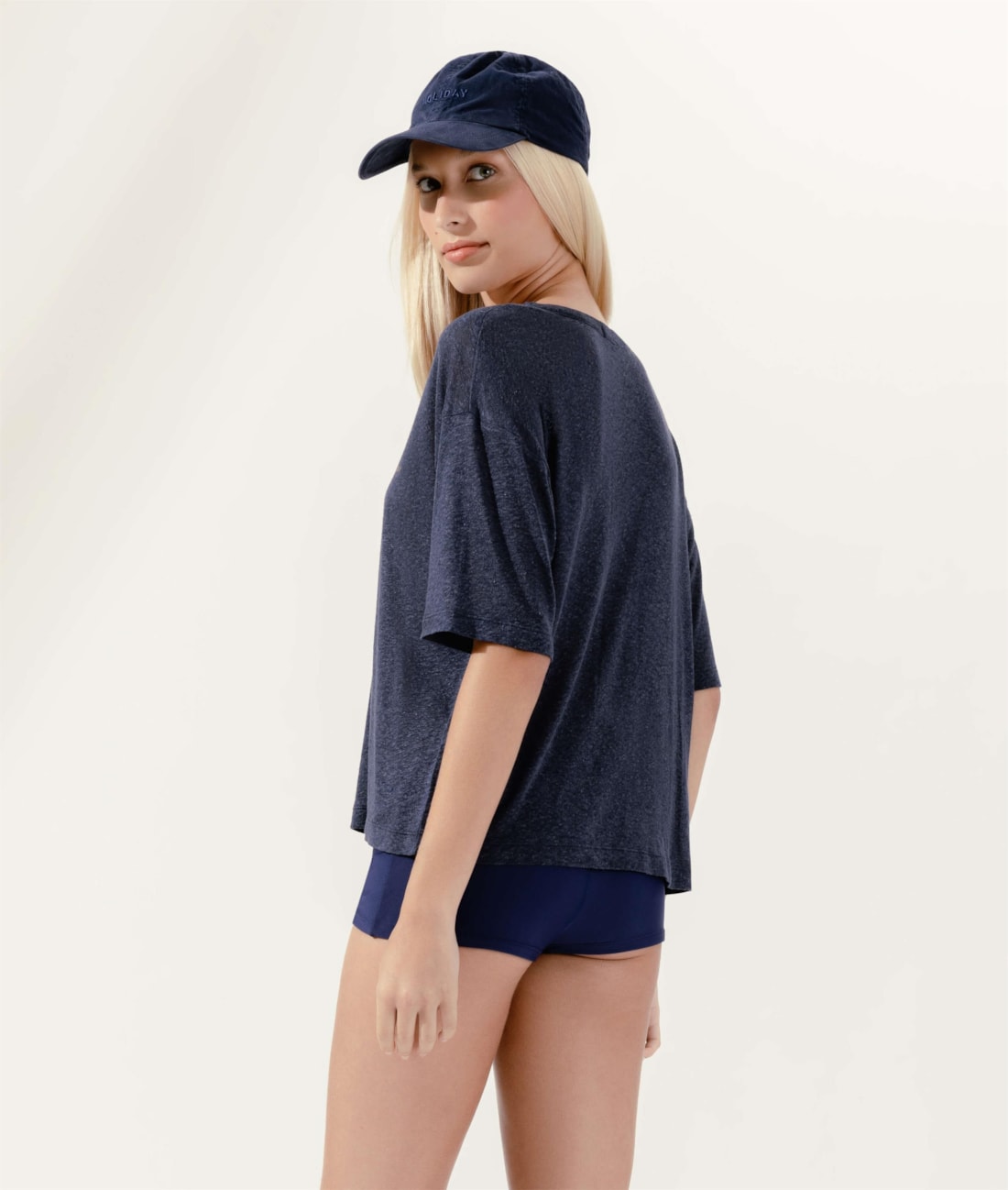 Blusa Linho Mistic Marinho