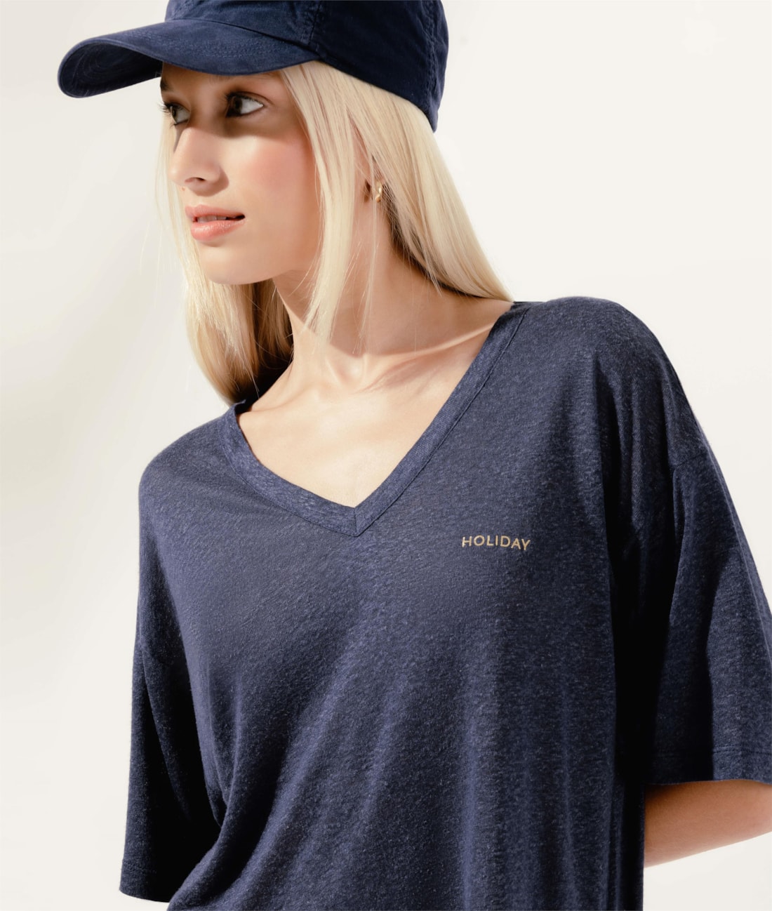 Blusa Linho Mistic Marinho