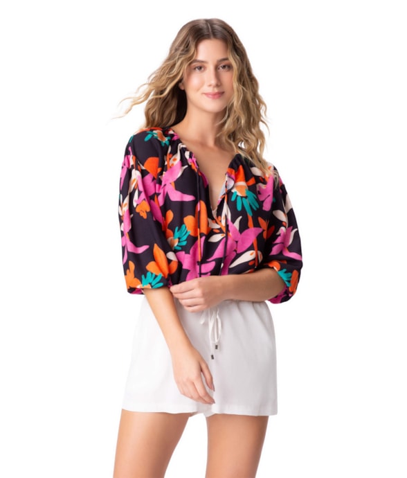 Blusa Madalena Preto
