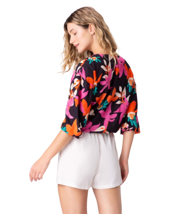 Blusa Madalena Preto
