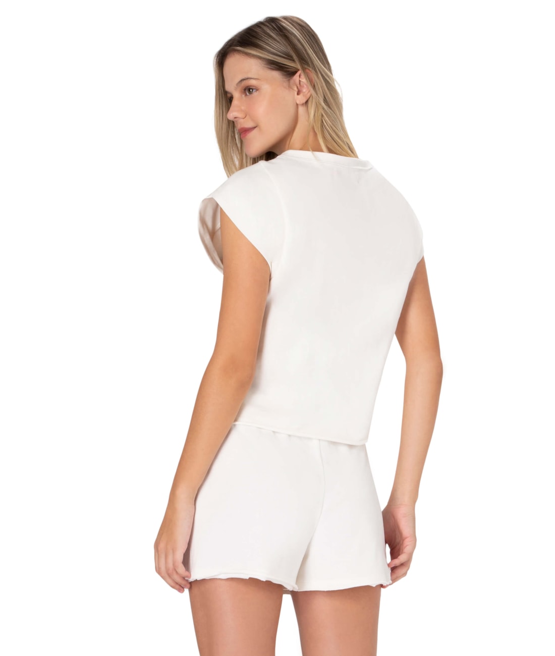 Blusa Malhao Cotton Natural