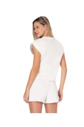 Blusa Malhao Cotton Natural