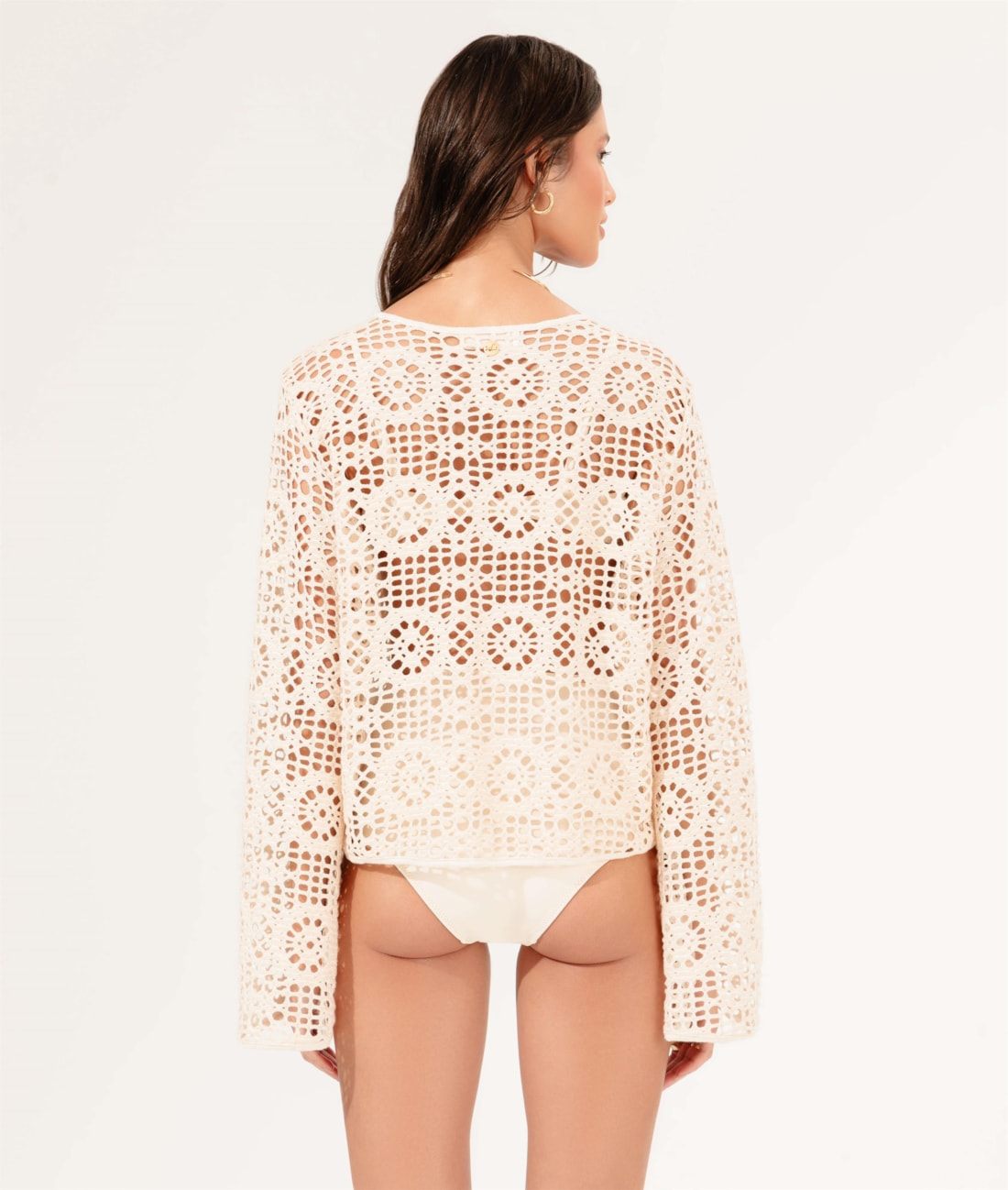 Blusa Mandala Knit Dourado