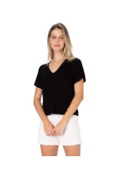 Blusa Mc Canelado Soft Raglan Preto