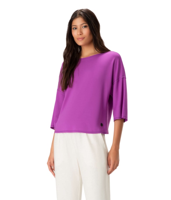 Blusa Moletinho Roxo
