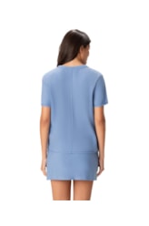 Blusa Moletom Denim Azul Seco