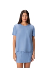 Blusa Moletom Denim Azul Seco