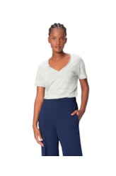 Blusa Nilo Decote v Verde Agua