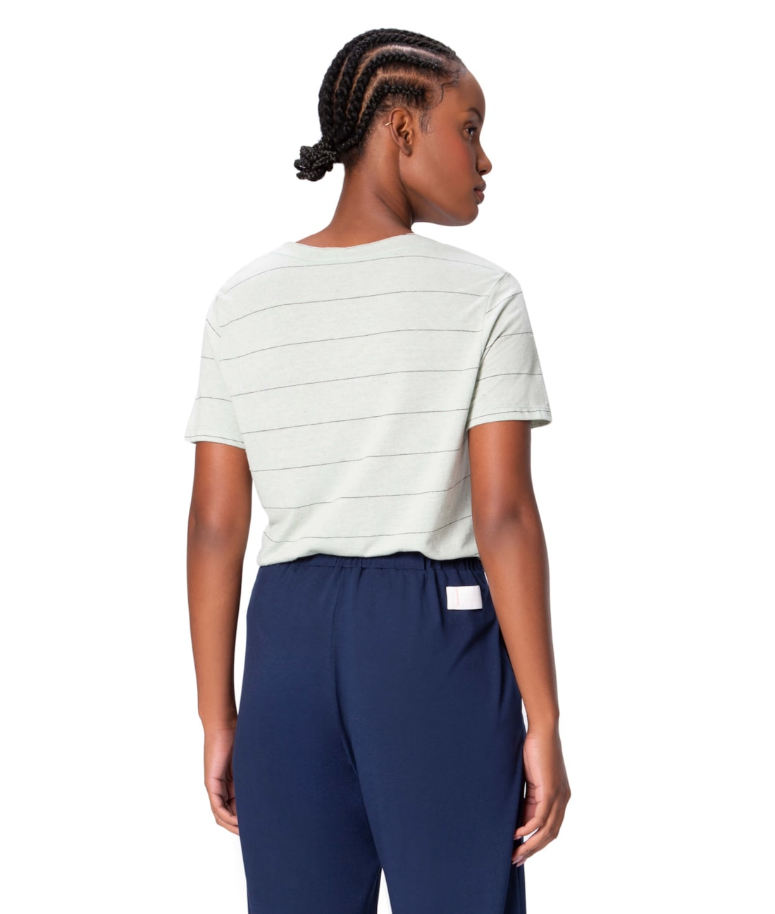Blusa Nilo Decote v Verde Agua