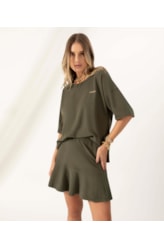 Blusa Oversize Soft Comfort Musgo